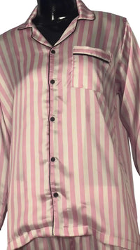 Thumbnail for Victoria's Pink ๐ธ Striped Poly Linen - ELORA OFFICIAL