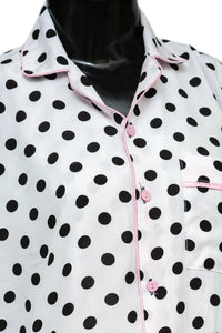 Thumbnail for White ๐ผ Polka Linen - ELORA OFFICIAL