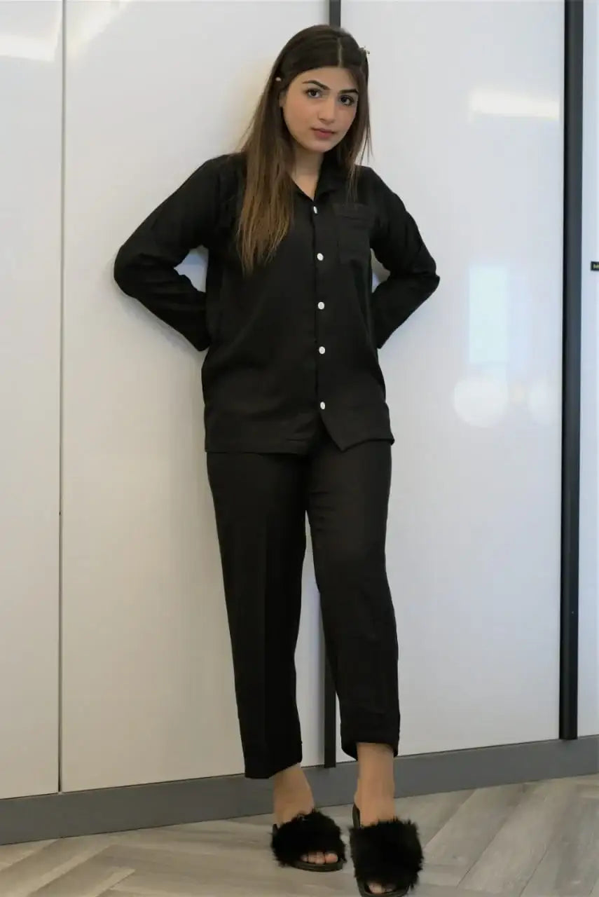 Solid Black Marina Premium - ELORA OFFICIAL