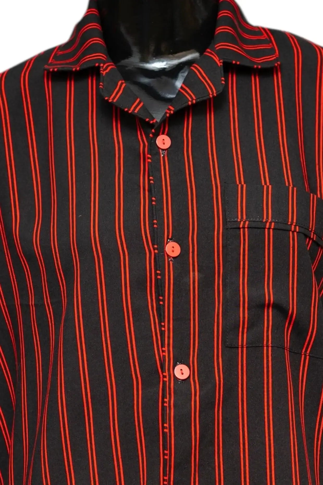 Red 🍷 Striped Linen - ELORA OFFICIAL