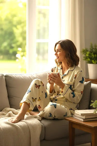 Thumbnail for Multi 🦋 Butterflies Linen - ELORA OFFICIAL