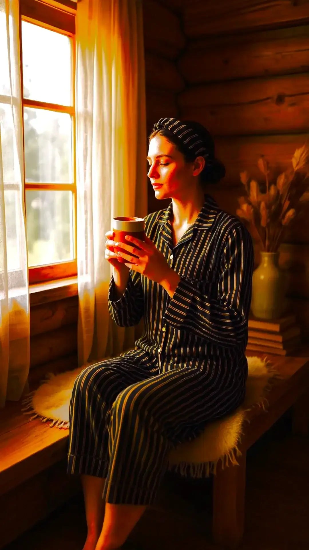 Yellow 🐝 Striped Linen - ELORA OFFICIAL