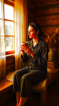 Thumbnail for Yellow 🐝 Striped Linen - ELORA OFFICIAL
