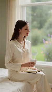 Thumbnail for Solid Off White Silk - ELORA OFFICIAL