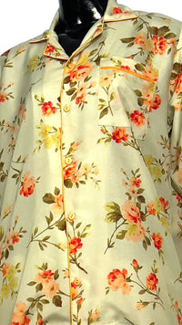 Thumbnail for Mint 🍵 Floral Poly Linen - ELORA OFFICIAL