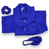 Thumbnail for Solid Royal Blue Silk - ELORA OFFICIAL