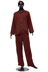 Thumbnail for Wine 🍷 Striped Linen - ELORA OFFICIAL 